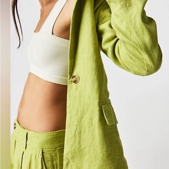 Free People NWT Good Lookin’ Suit Jacket Blazer - Picture 3 of 7